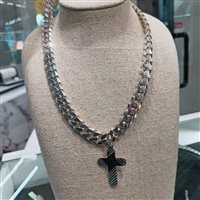 Collana Vidali Gioielli Uomo in Argento COAR-68-34 - COAR-68-34